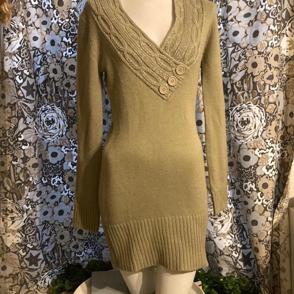 Red Paint sweater dress *never worn
